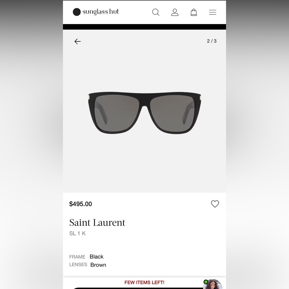 Ysl brand new glasses price tag still on - Picture 2 of 6